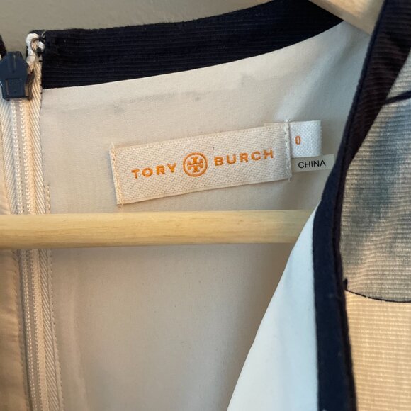 NWOT Tory Burch Edith Floral Watercolor Dress Size 0 - Picture 3 of 4